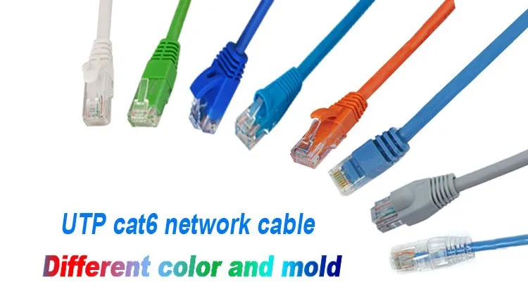 Flexible 32awg round type cable CAT6 CAT 6 ethernet patch cable utra ...