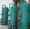 High-turbidity surface water treatment fiber ball filter to remove oil