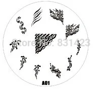 2015 new A Series A01 Nail Art Polish DIY Stamping Plates Image Templates Nail Stamp Stencil