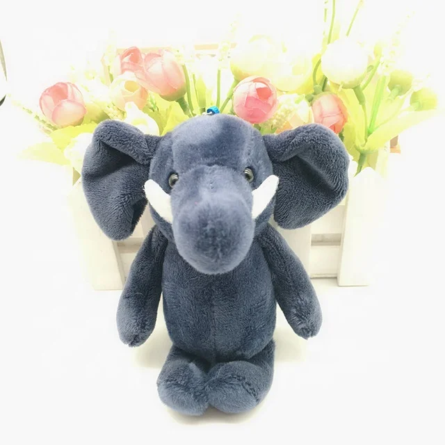 plush elephant keychain