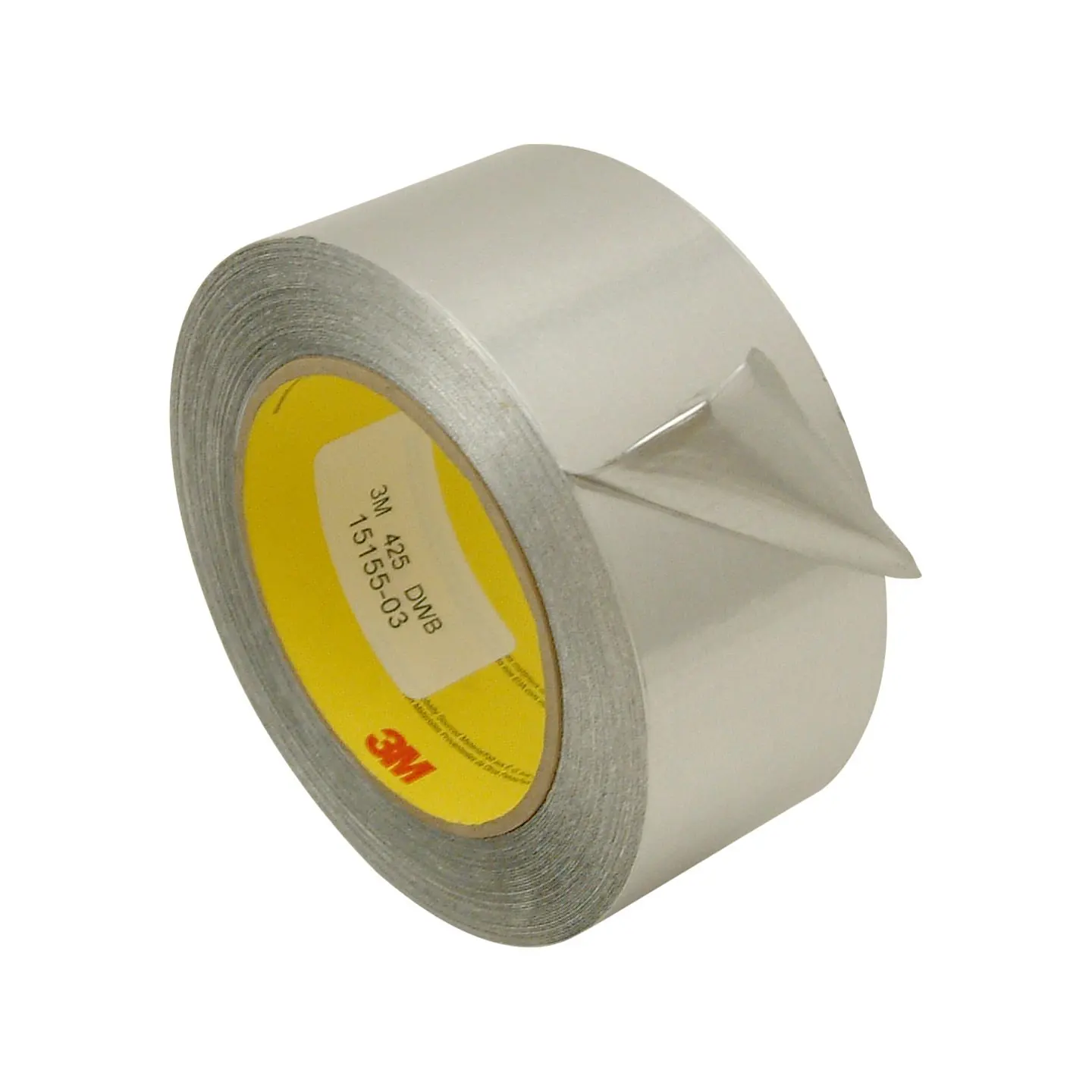 1 Width x 3yd Length 3M 3361 High Temperature Stainless Steel//Acrylic Adhesive Foil Tape