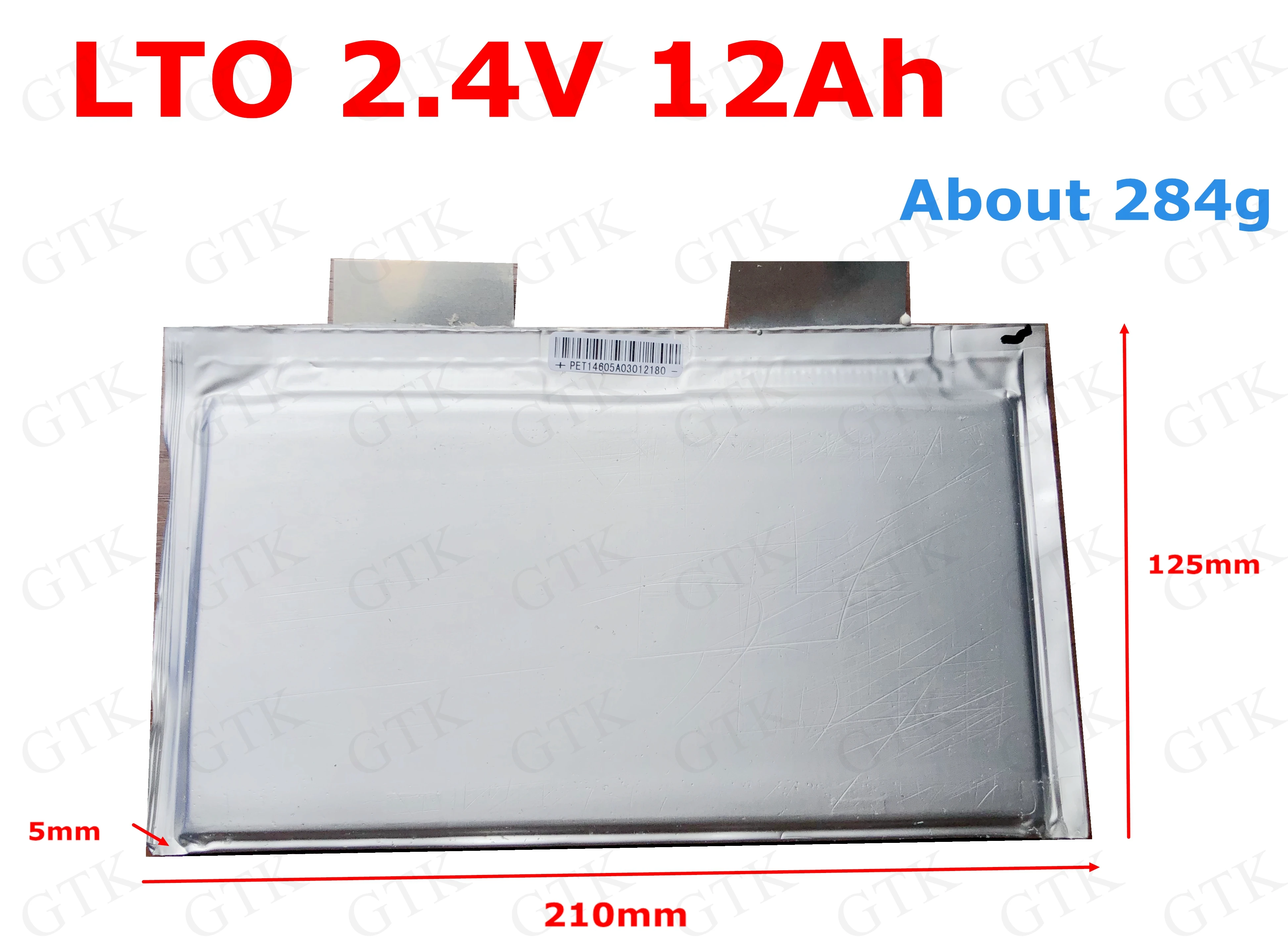 新 Gtk Lto 2 4 V 12ah Lto 钛酸锂电池accu 高15c 2 3 V 10ah 用于diy 包电源马达超长寿命 Buy Gtk Lto 2 4 V 12ah Lto 钛酸锂电池 适用于