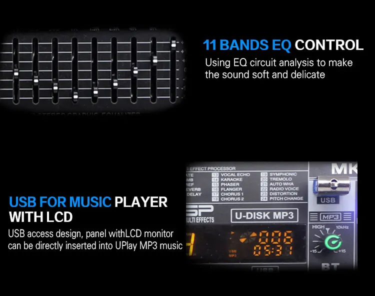 Best selling ampmixer sound mixer amplifier for professional audio system