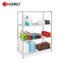 4 Tiers Stainless DIY Chemistry Lab Shelf Rack For Storage