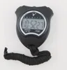 Black Handheld 1 Row Big-digit Display 2 laps split time Sports Stopwatch Timer TF307