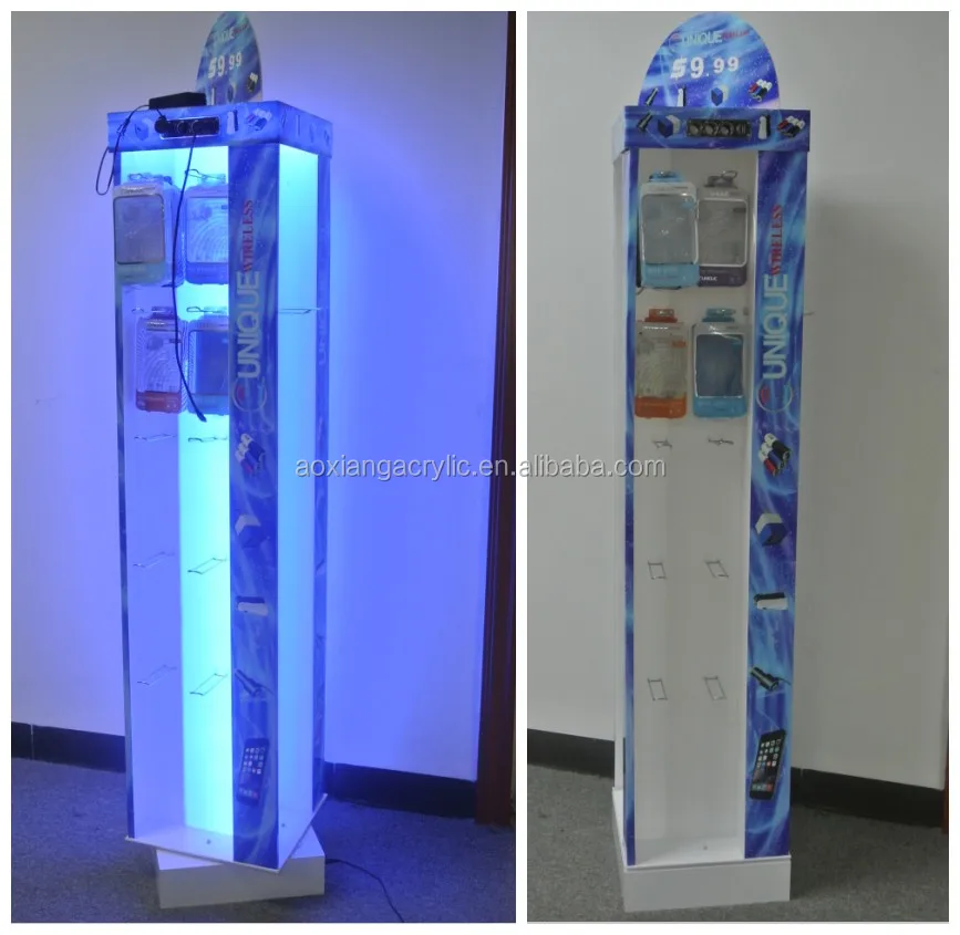 Rotating Display Stand For Mobile Accessories,Double Sides Accessories