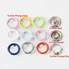 High Quality (Chrome,silver) Stainless steel 9.5mm Prong Ring Snap Button,Prong Press Studs Snap Fasteners Baby Clothing Buttons