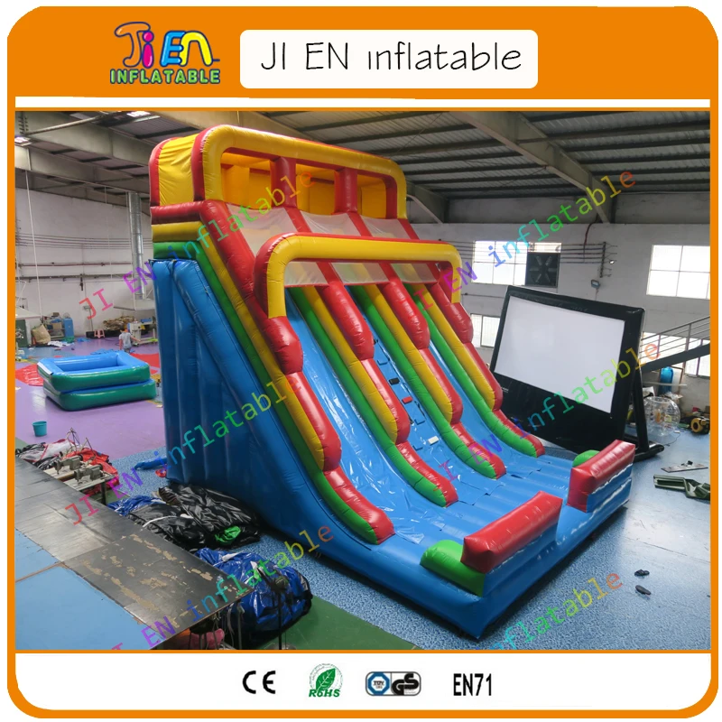 Haute et grand géant toboggan gonflable pour vente/usage commercial