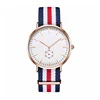Factory direct sale description of wrist watch nylon strap sports watch for unisex
