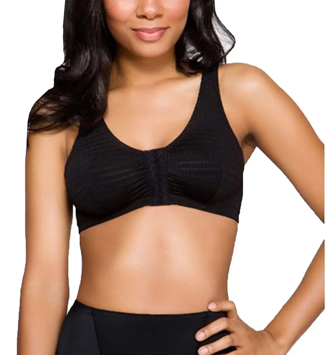 sports bra velcro front closure