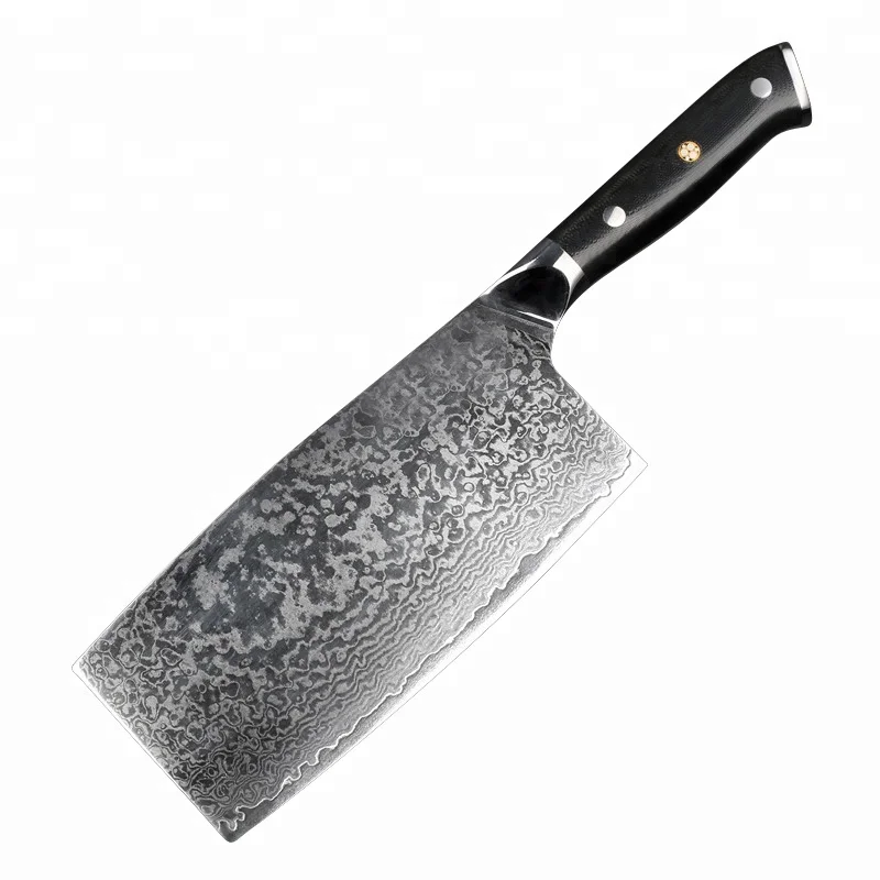 high quality vg10 damascus chopping knife