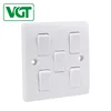 bakelite material Eco-Friendly 5 GANG flat light switch 10A modern light switches