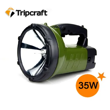 handheld spotlight hid powerful hunting 35w rechargeable light 75w portable marine military larger