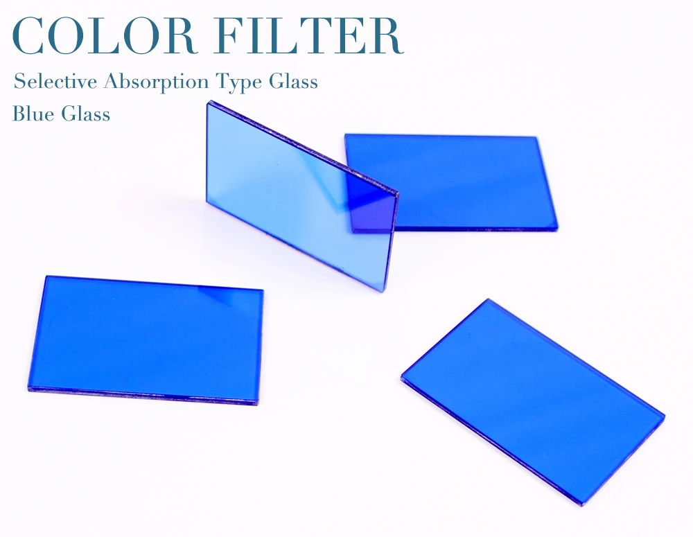 Colored Absorption Filter Green Blue Optical Glass Qb15 Support