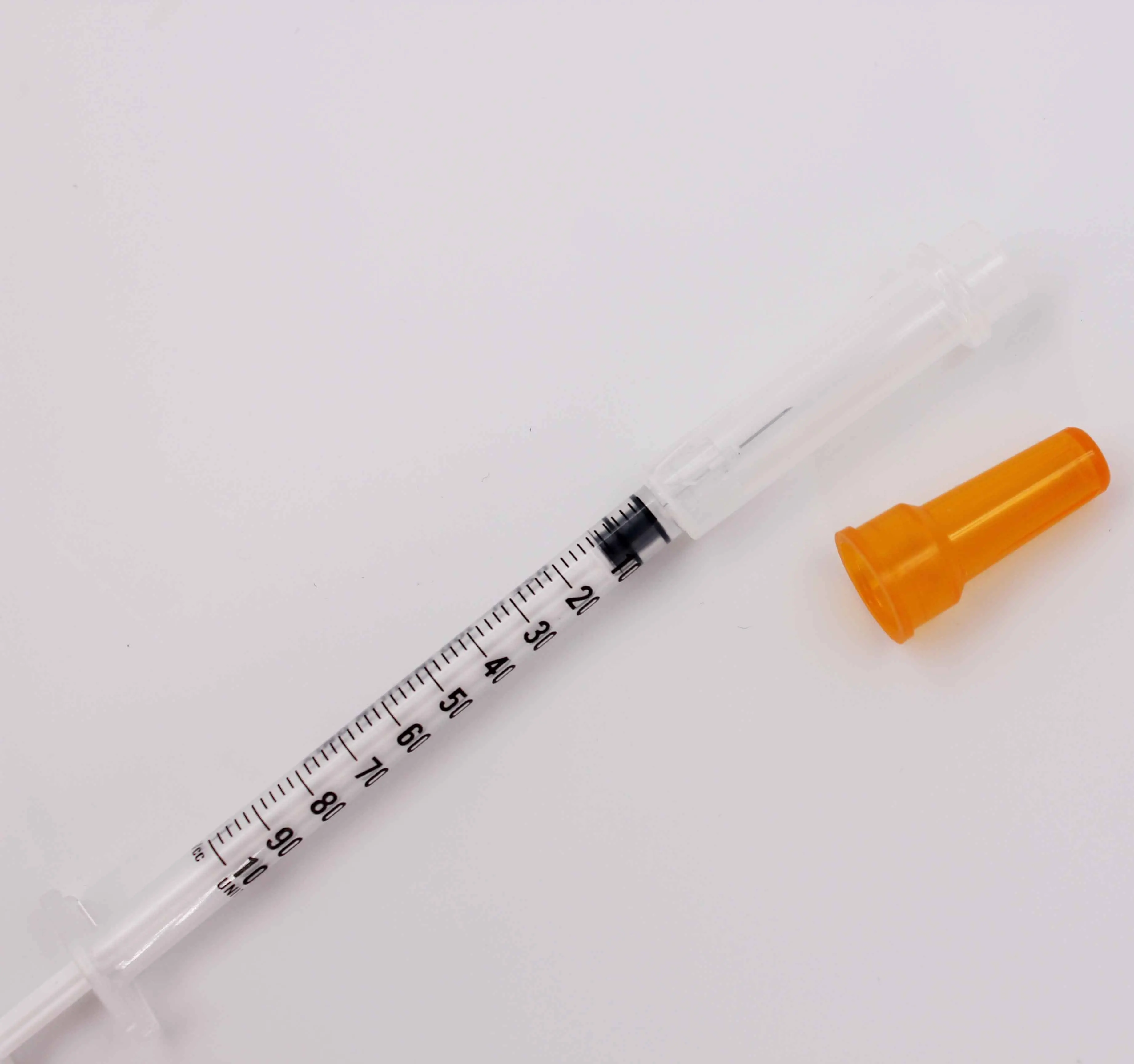 Safety Autodisable Insulin Syringe Buy 1ml Safety Insulin Syringe
