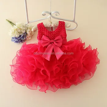 2017 Wholesale Kid Clothing Summer 1 Year Old Baby Party Girls One