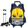 Wholesale High Quality of Trolley Backpack with Wheels for School For Boys And Can Be Customized