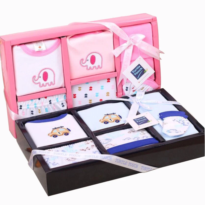 China Manufactory Baby Newborn Clothing Gift Set 8pcs Set Box 100
