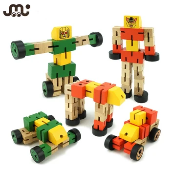 De Madera juguete Madera Robot Juguete Madera Transformable On transformable Product Buy vnNO08wm