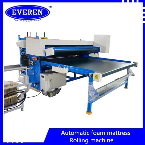 Automatic Foam Mattress Rolling Machine For Pocket Spring Mattress