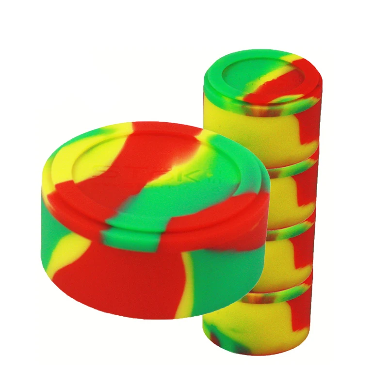 Silicon Wax Jar Custom Wax Silicone 5ml Silicone Container For Wax/oil