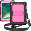wholesale Transparent candy case with shoulder strap built in kickstand For Apple iPad 9.7 Inch 2018 2017 5th 6th Gen