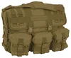 Tactical Code Alpha Water Resistant Computer Messenger Bag with Molle Pouches, Basic, Coyote Brown