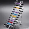 New style 12 layers clear acrylic pen display stand