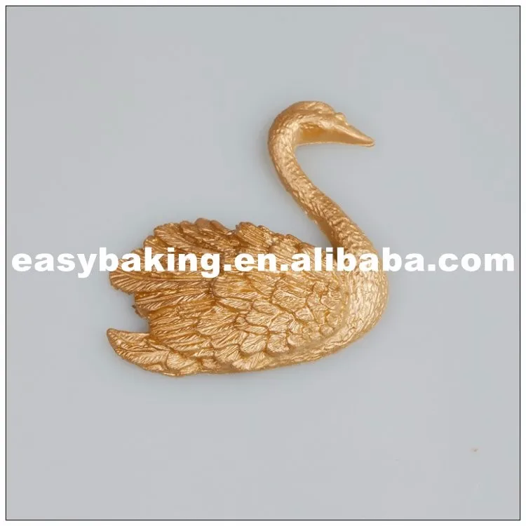 Beautiful Swan Shaped Fondant Silicone Molds for Cake Decoration ES-1501