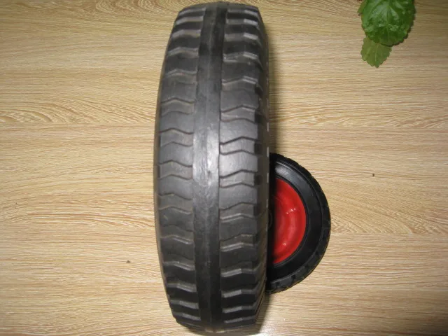 10x2.75 solid rubber wheel for duty wheel barrow/ heavy machine
