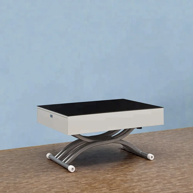 Smart Home Furniture Glass Top Expandable Height Adjule Multi Smart Home Furniture Glass Top