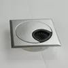 desk wire collect box zinc alloy cable box