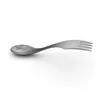 Outdoor Multi Function 3 in1 Titanium Tableware Spork Camping Utensils
