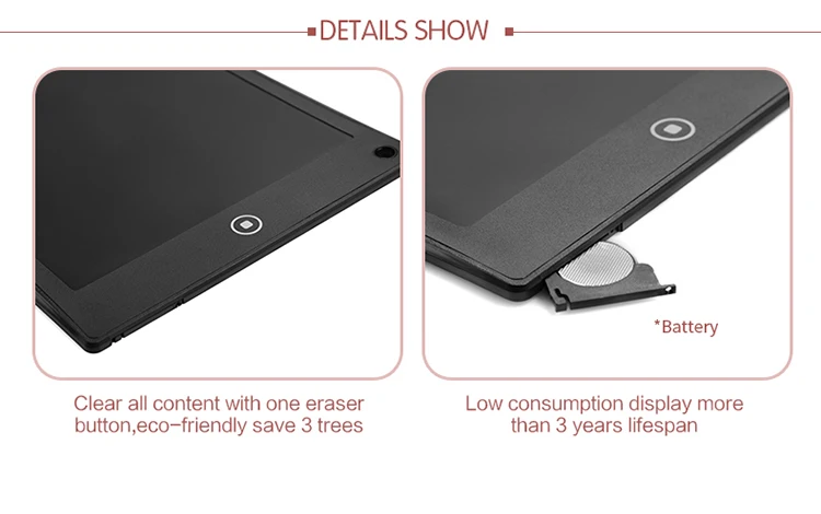 8.5 Inch LCD Digital Writing Tablet Paperless Drawing Board with Pen Erasable Writing Pad