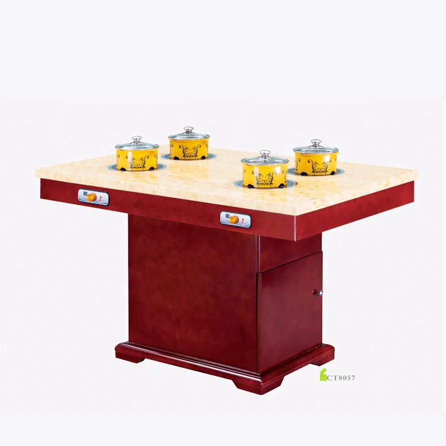 Commercial Style Design  Restaurant Smokeless Hot  Pot  Table 