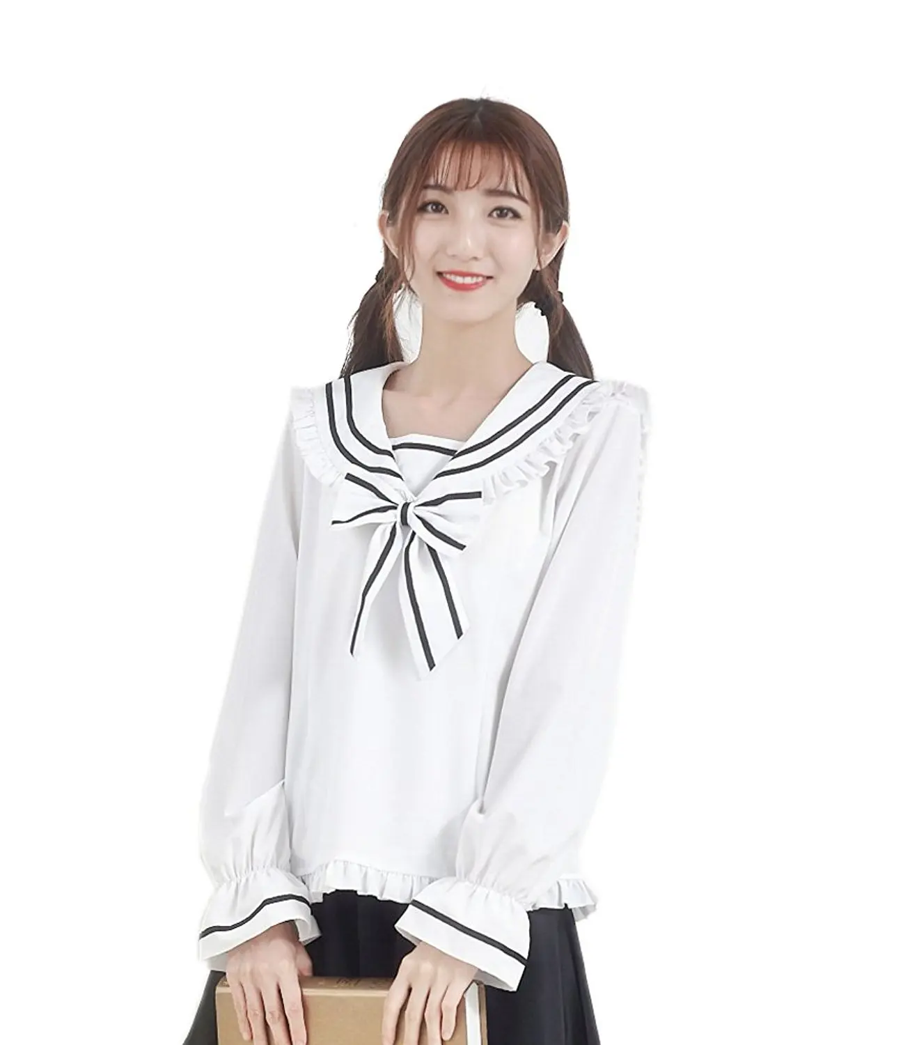antaina Cotton Classic Lolita Japanese Lovely Suspender Sailor School Uniform