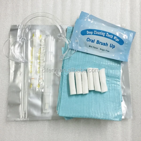 teeth whitening pen kit in zipper bag packing most popular in Russia