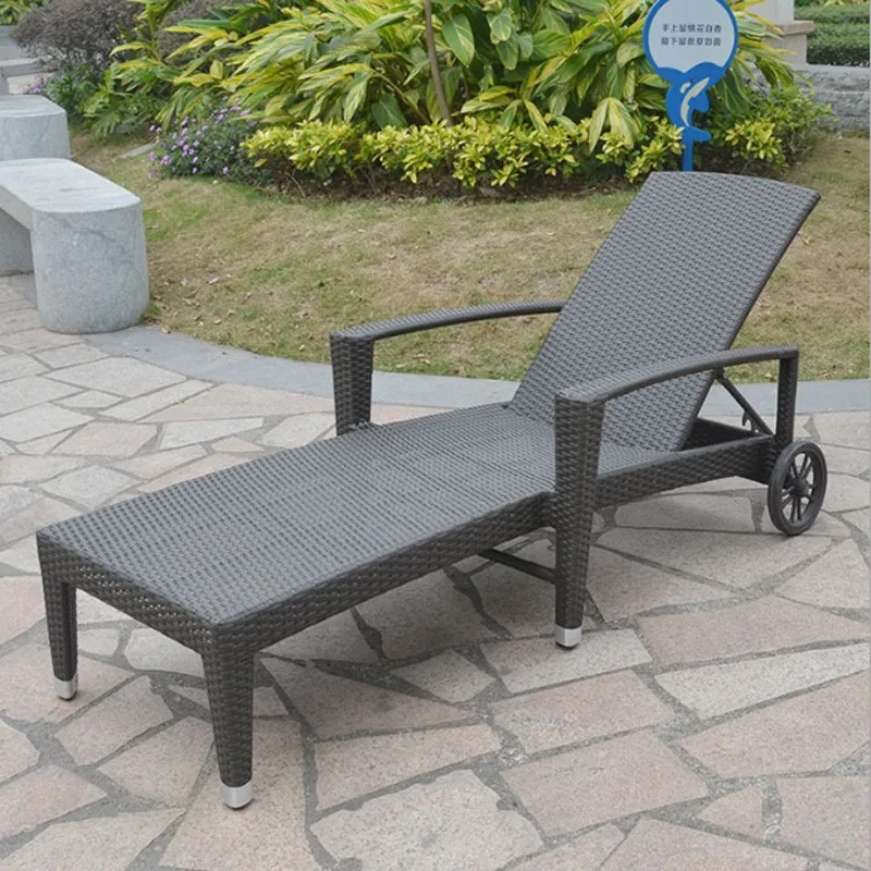 Outdoor Poolside Foldable Rattan Sun Lounger Buy Sun Lounger,Poolside