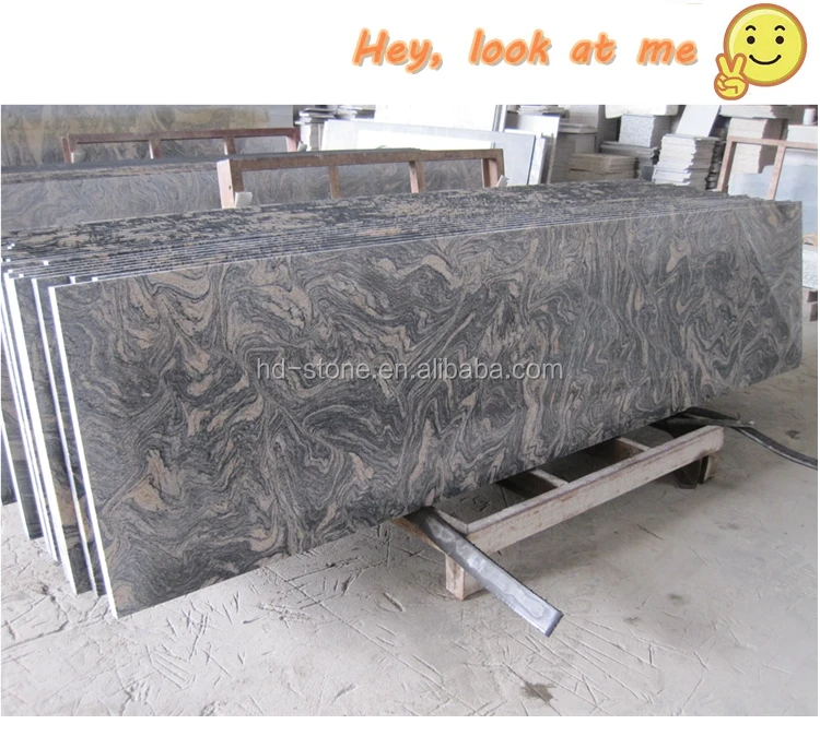 Chinese Pink and Grey Multicolour Juparana Granite Kitchen Countertop Worktop Island Table Top