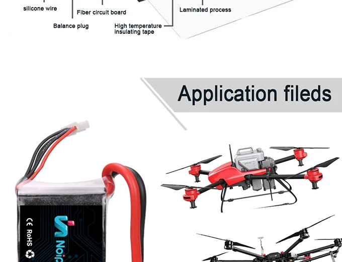 Li-ion battery pack 4s1p lipo 4s 5000mah 14.8v 50c polymer battery