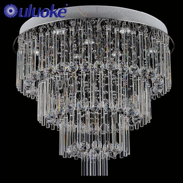 Modern Luxury K9 Crystals Gu10 Hanging Light Lamp Pendant Chandelier India