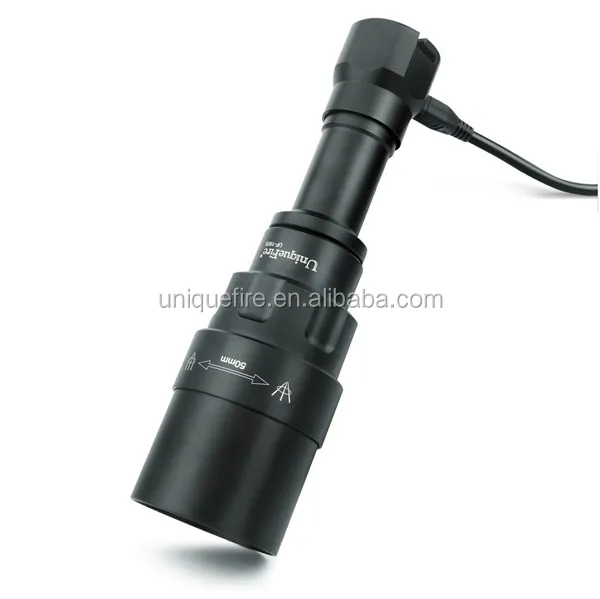 UniqueFire 1605 50mm CREE XM-L2 10W long range hunting led torch flashlight