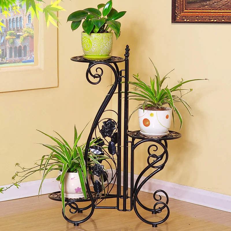 Metal Plant Holder Wrought Iron Stands Flower For Home Metal Plant Holder Wrought Iron Stands Flower For Home Garden Xy1313