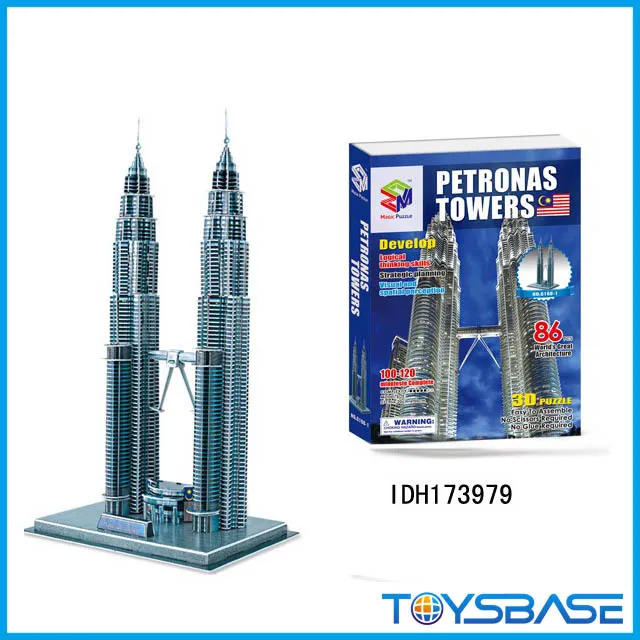 86 Pcs Petronas Twin Towers 3D Puzzle