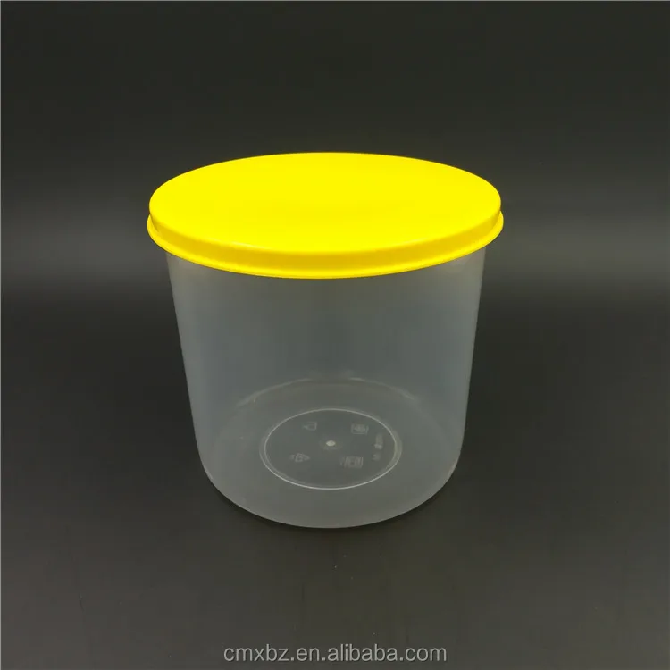 small clear plastic buckets