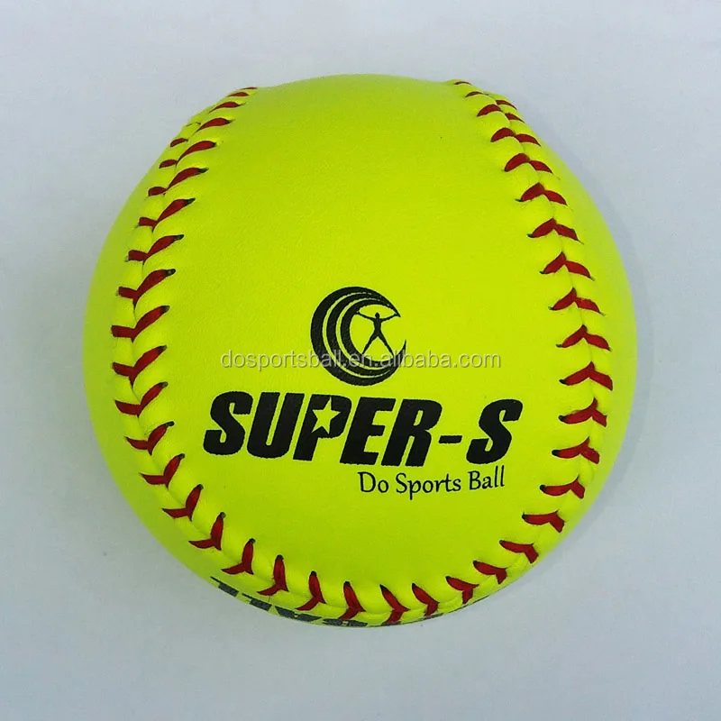 12 Inch Fastpitch Leather Softball With Poly Core.47,375 Lbs