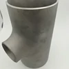Support small or big size Ti alloy R50700/GR.4 grade four titanium tee fitting