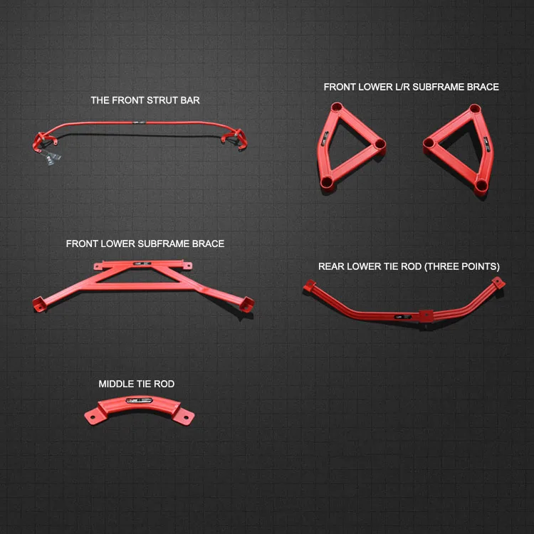 Front Strut Bar Strut Brace Sway Bar Anti Roll Bar For Toyota Previa