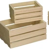 Multicraft Imports WS920 Wood Craft Crate Caddy Set.