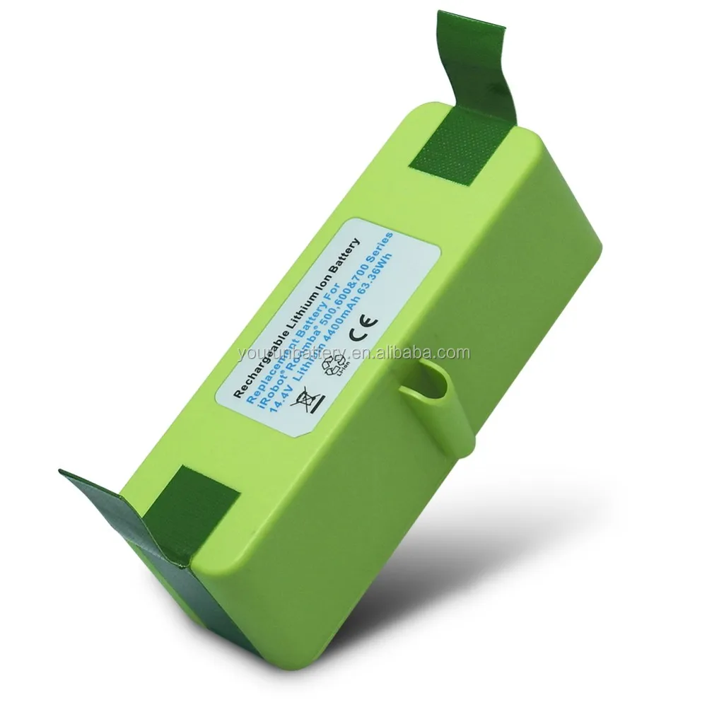 14.4v 4400mah Liion Battery For Irobot Roomba 500 600 700 800 595 560 620 630 650 660 790 880